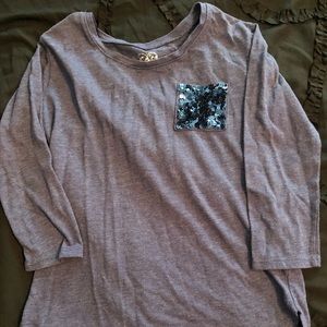 Girl’s Justice 3/4 Sleeve Shirt Size 10